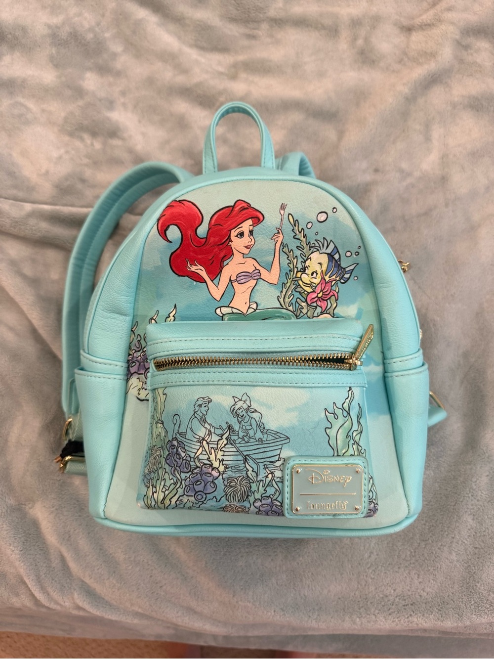 Loungefly The Little Mermaid Ariel Aqua Mini Backpack